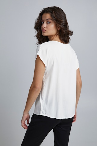 ICHI T-Shirt 'IHMAJA' in Weiß