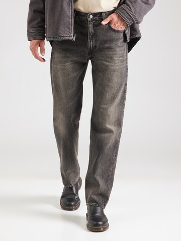 LEVI'S ® Loosefit Jeans '555' in Zwart: voorkant