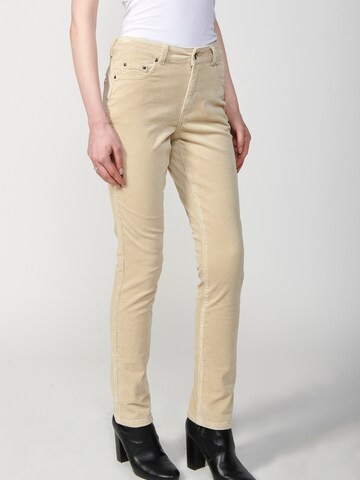 KOROSHI Regular Jeans in Beige: front