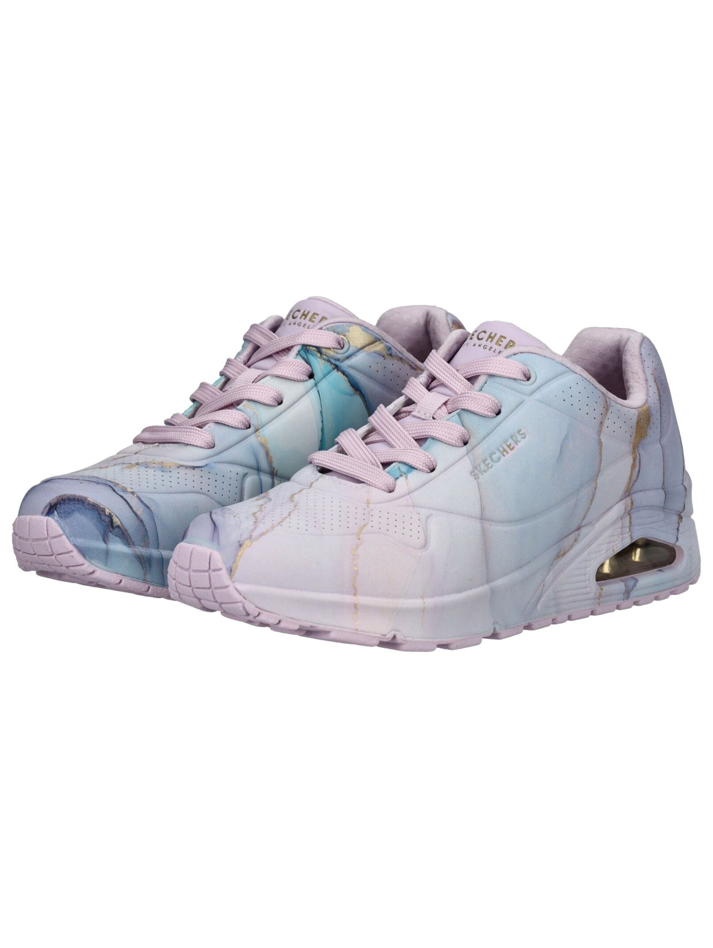 SKECHERS Sneaker 'Uno – Marble Marvel' in Lila