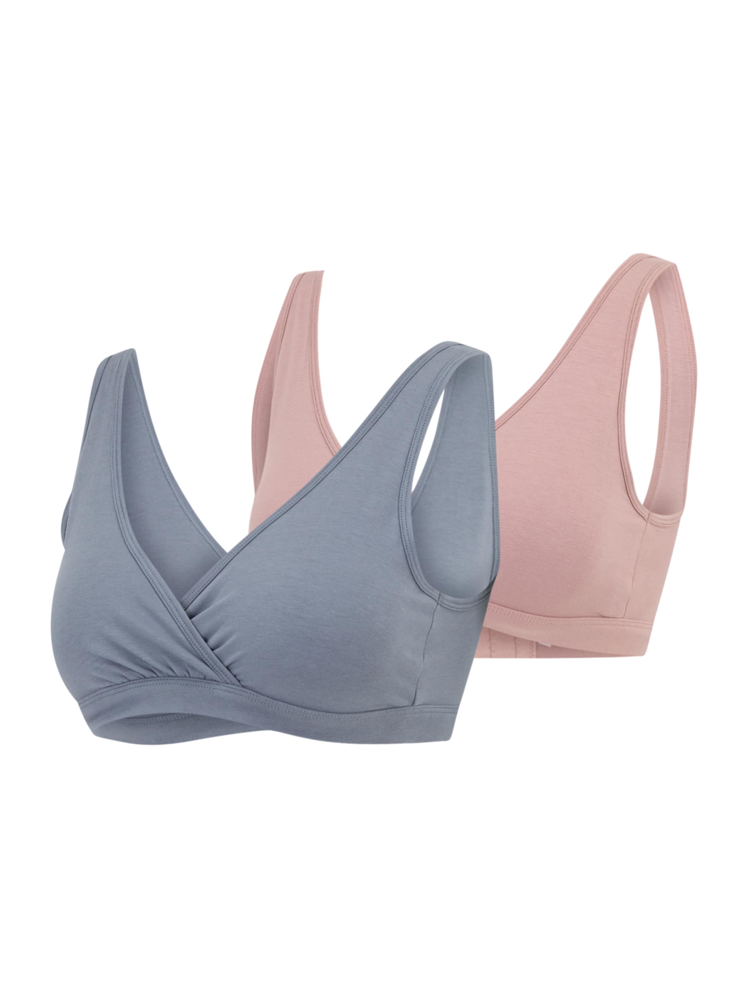 Lindex Maternity Bralette Nursing Bra in Blue: front