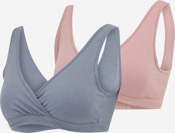 Lindex Maternity Bustier Imetysliivit värissä sininen: etupuoli