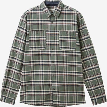 TOM TAILOR Overhemd in Groen: voorkant