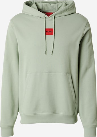 Sweat-shirt 'Daratschi214' HUGO en vert : devant