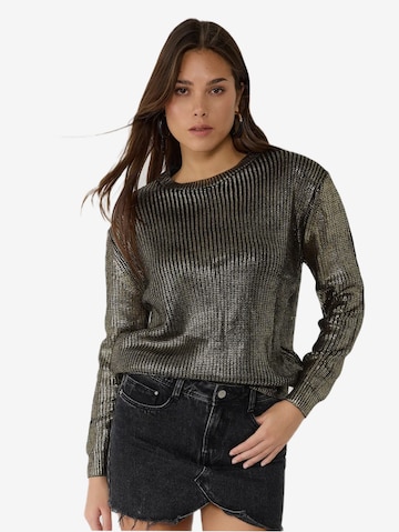 No Matter What Sweater in Gold: front