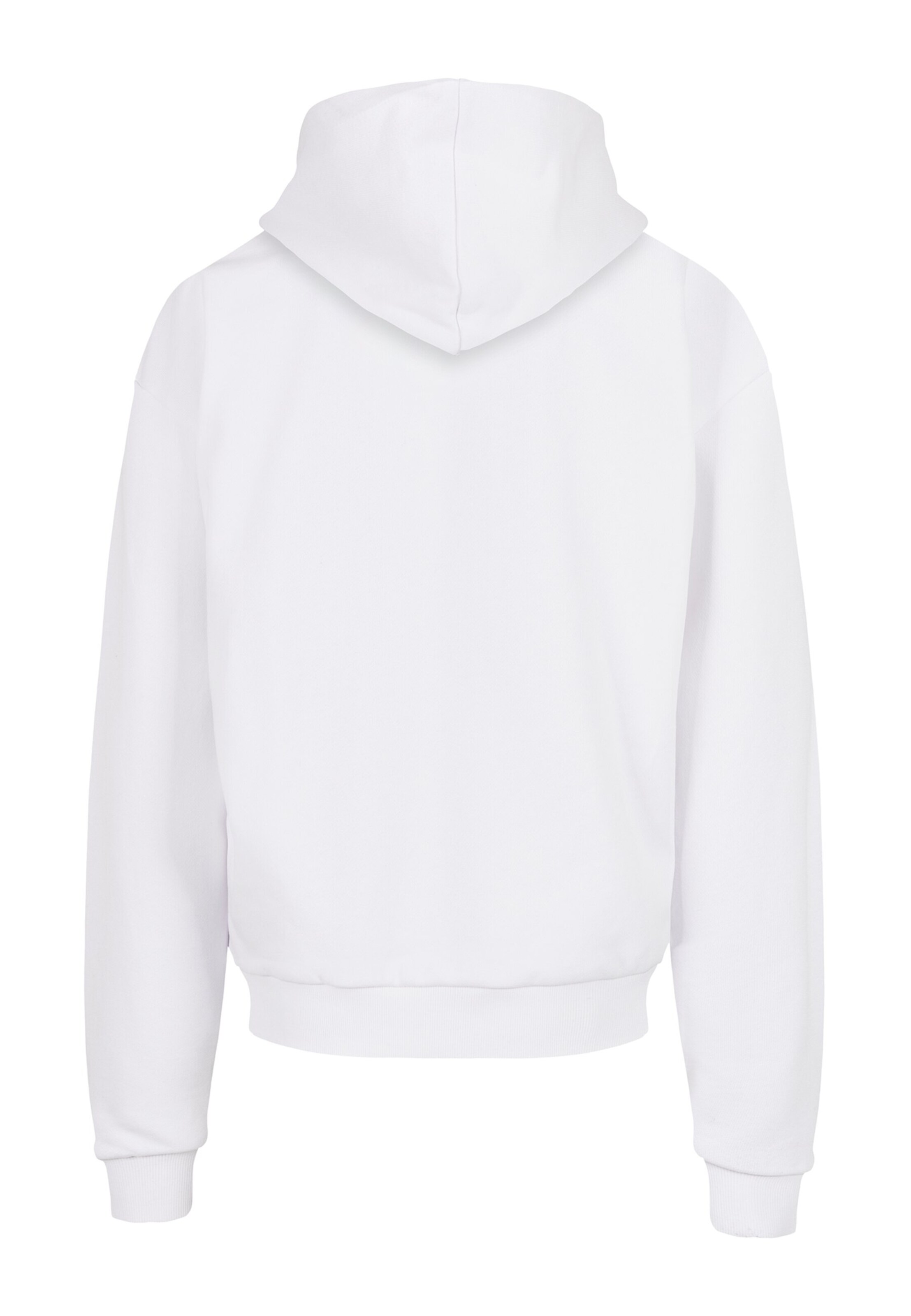 Merchcode Sweatshirt 'Abstract Lines' in White