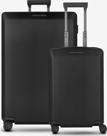 Porsche Design Suitcase Set 'PD Voyager' in Black: front