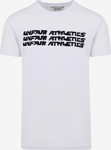 Unfair Athletics T-Shirt in Weiß: predná strana