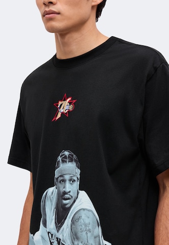 Mitchell & Ness T-shirt 'NBA PLAYER 76ERS - IVERSON' i svart: framsida
