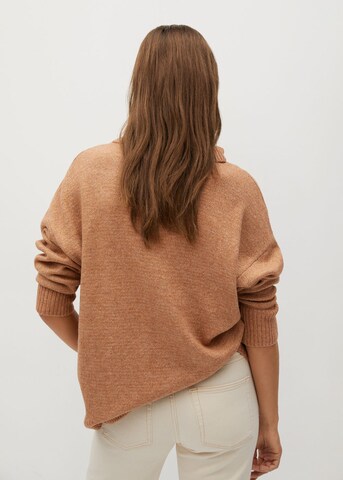 MANGO Pullover 'POLAR' in Beige