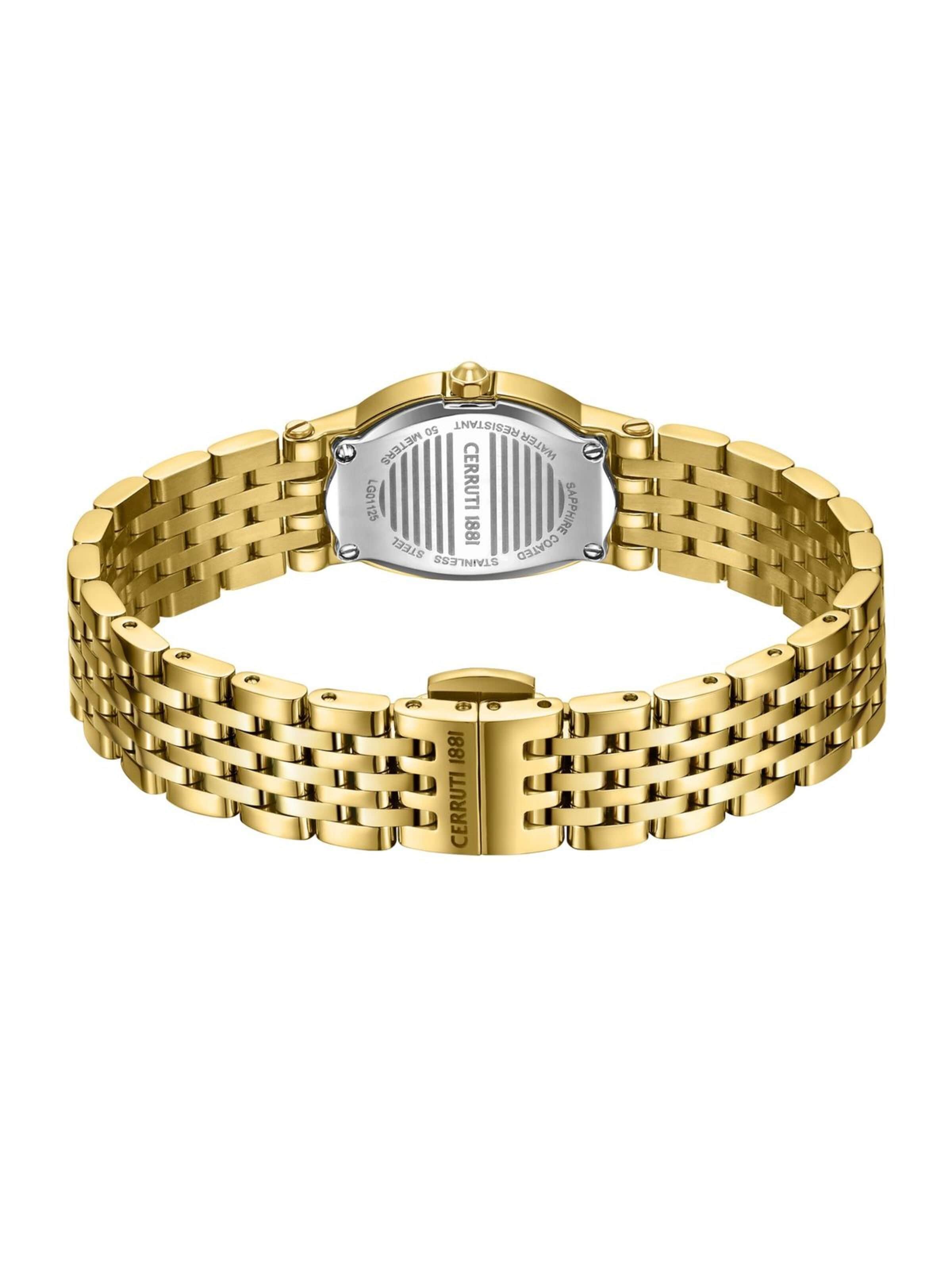 CERRUTI 1881 Analoguhr 'Watch Cerruti Watch Norcia Mini'‌‌‌‌‌ in Gold
