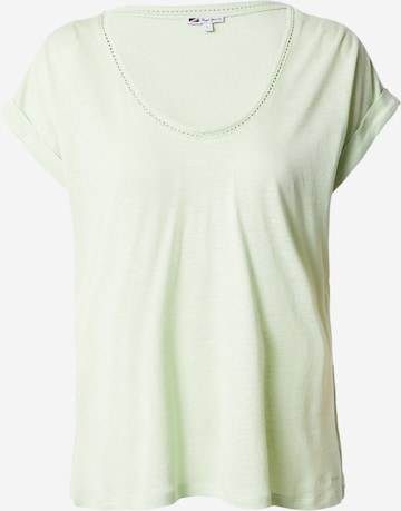 Pepe Jeans T-shirt 'Adelaide' i grön: framsida