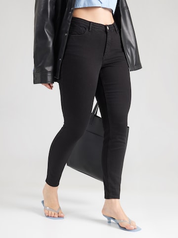 Vero Moda Curve Skinny Jeans 'VMCPOLLY' in Black: front