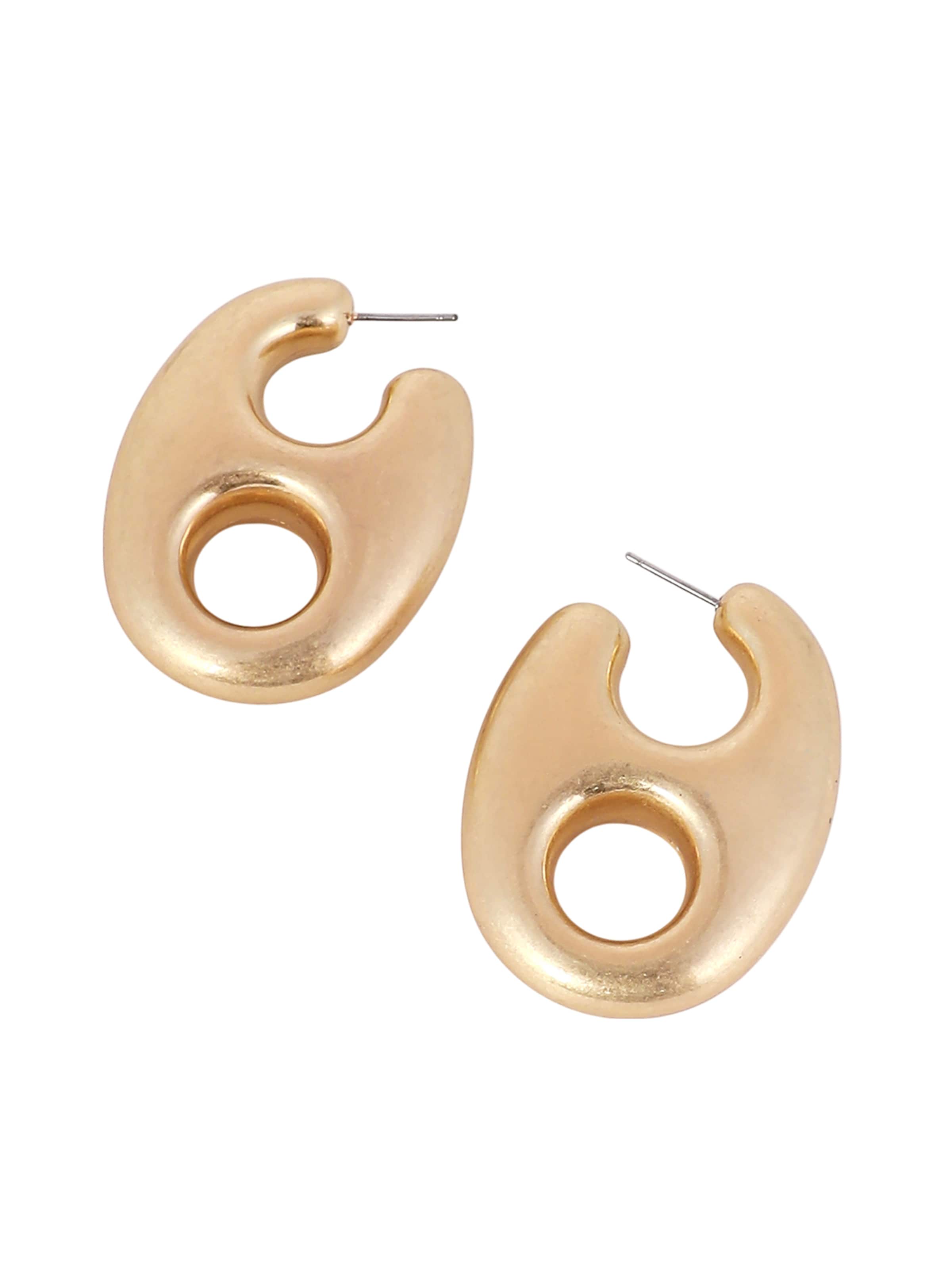 Boucles d'oreilles 'Sherina' SOHI en or : devant