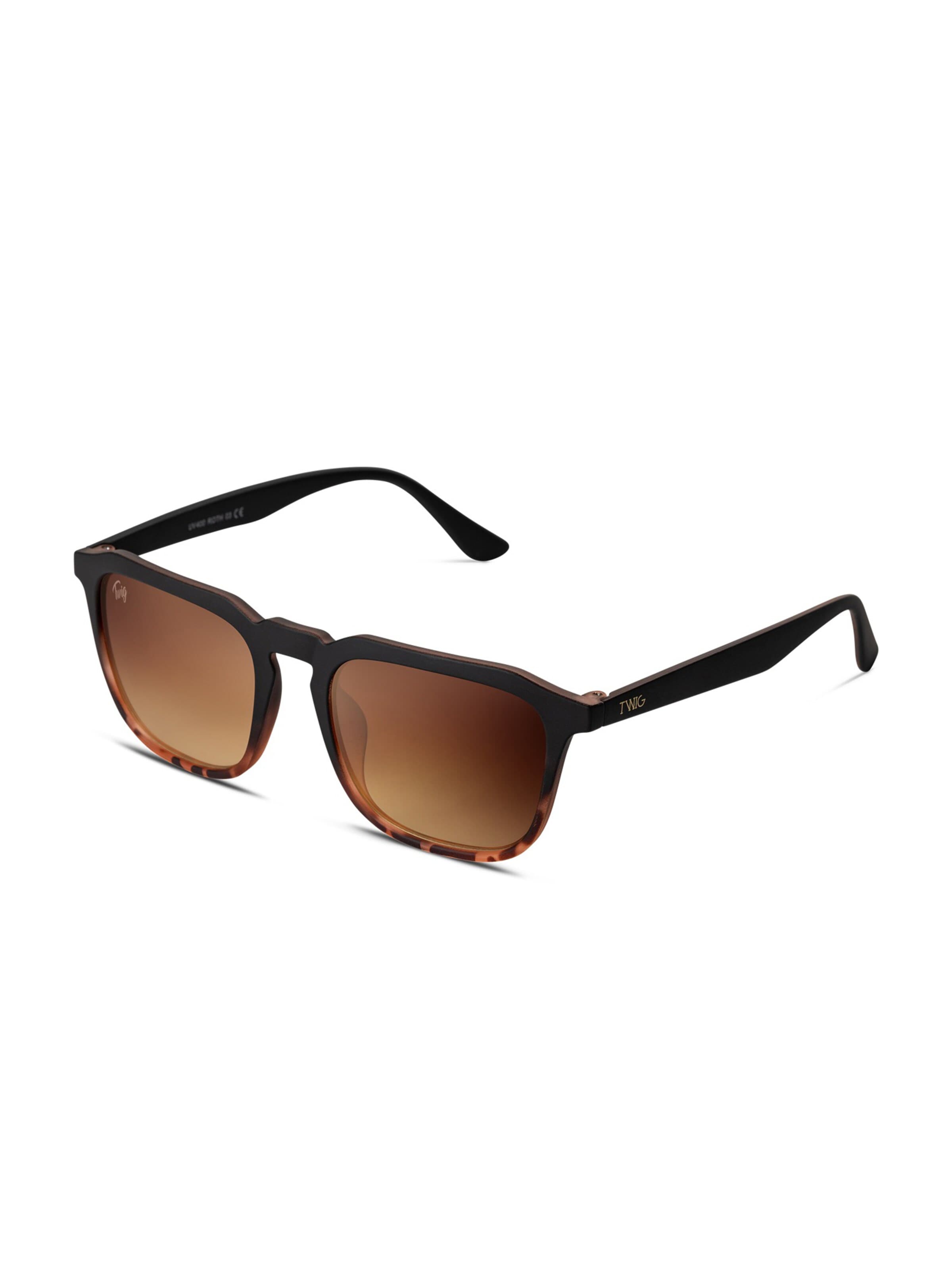 TWIG Concept Milano Okulary przeciwsłoneczne 'Roth' w kolorze brązowy: przód
