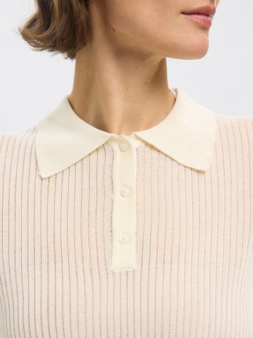 Maglietta di SELECTED in beige