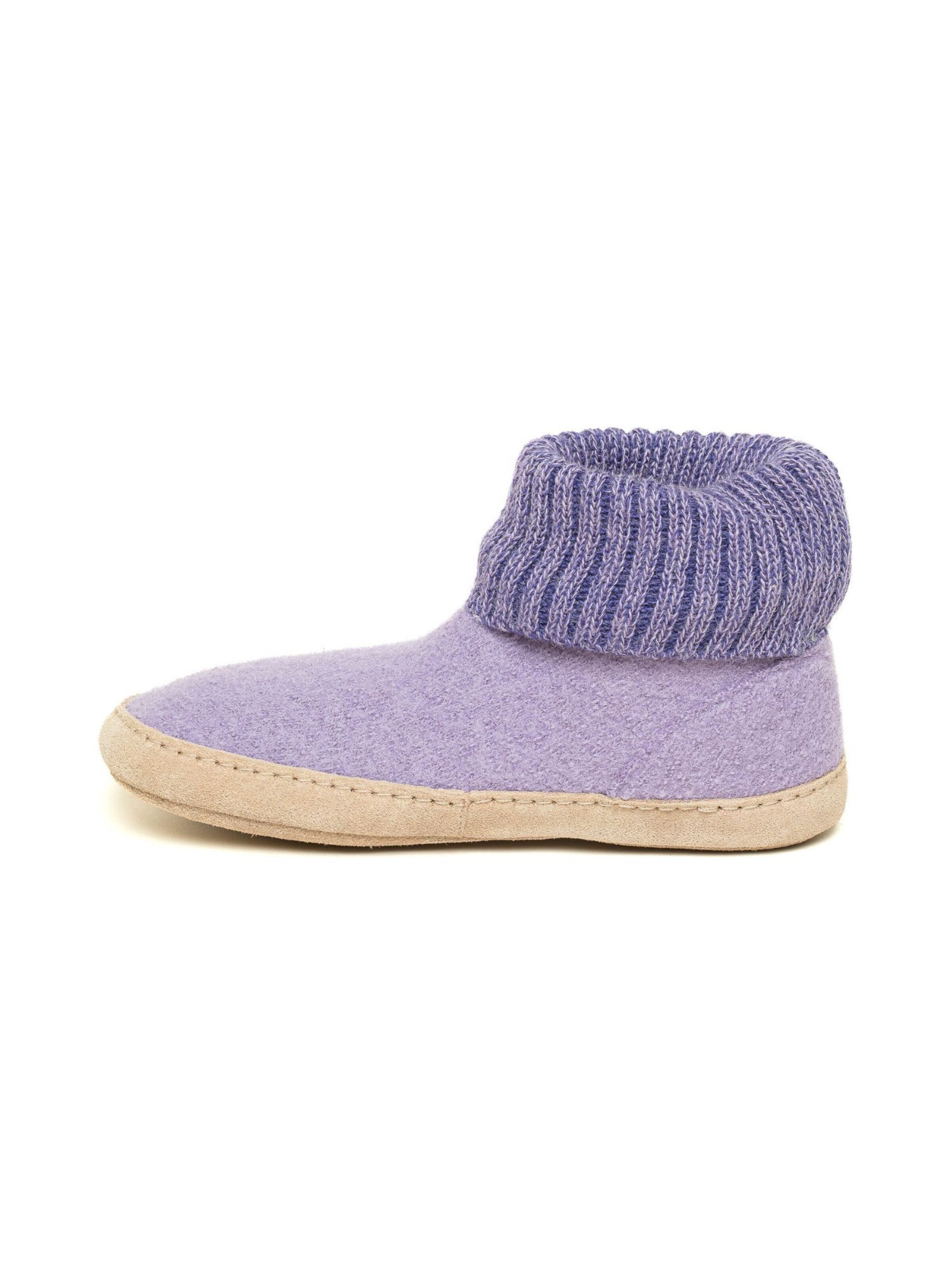 Gottstein Slippers 'Hüttenschuhe Dakota' in Purple
