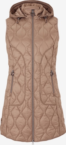 Gilet Betty Barclay en marron : devant