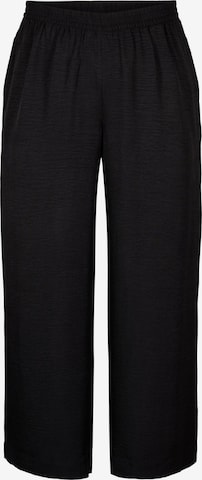 ZizziLoosefit Hlače 'Caalabama' - crna boja: prednji dio