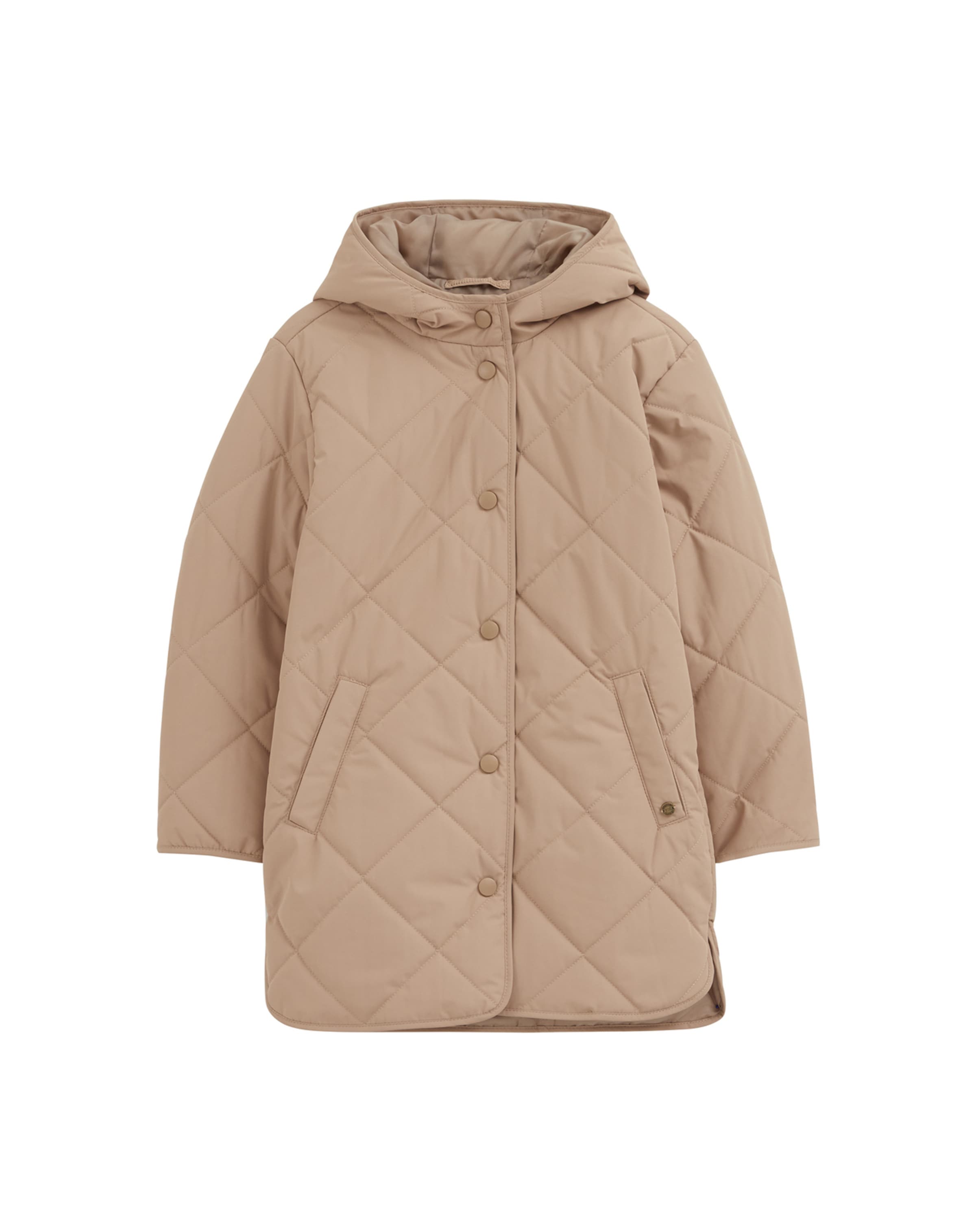 WE Fashion Winterjacke in Beige: Vorderseite