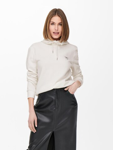 ONLY Sweatshirt 'Noomi' in Weiß: predná strana