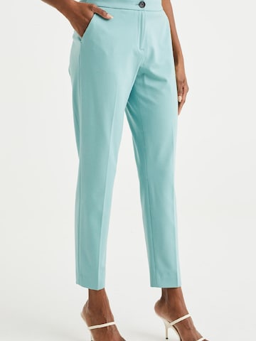 Slimfit Pantaloni di WE Fashion in blu: frontale
