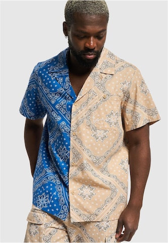 Karl Kani Regular fit Button Up Shirt in Beige: front
