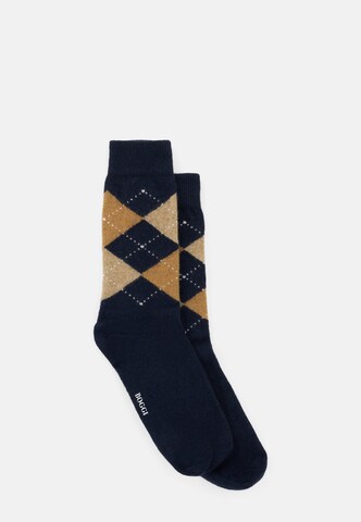 Chaussettes Boggi Milano en bleu : au dessus
