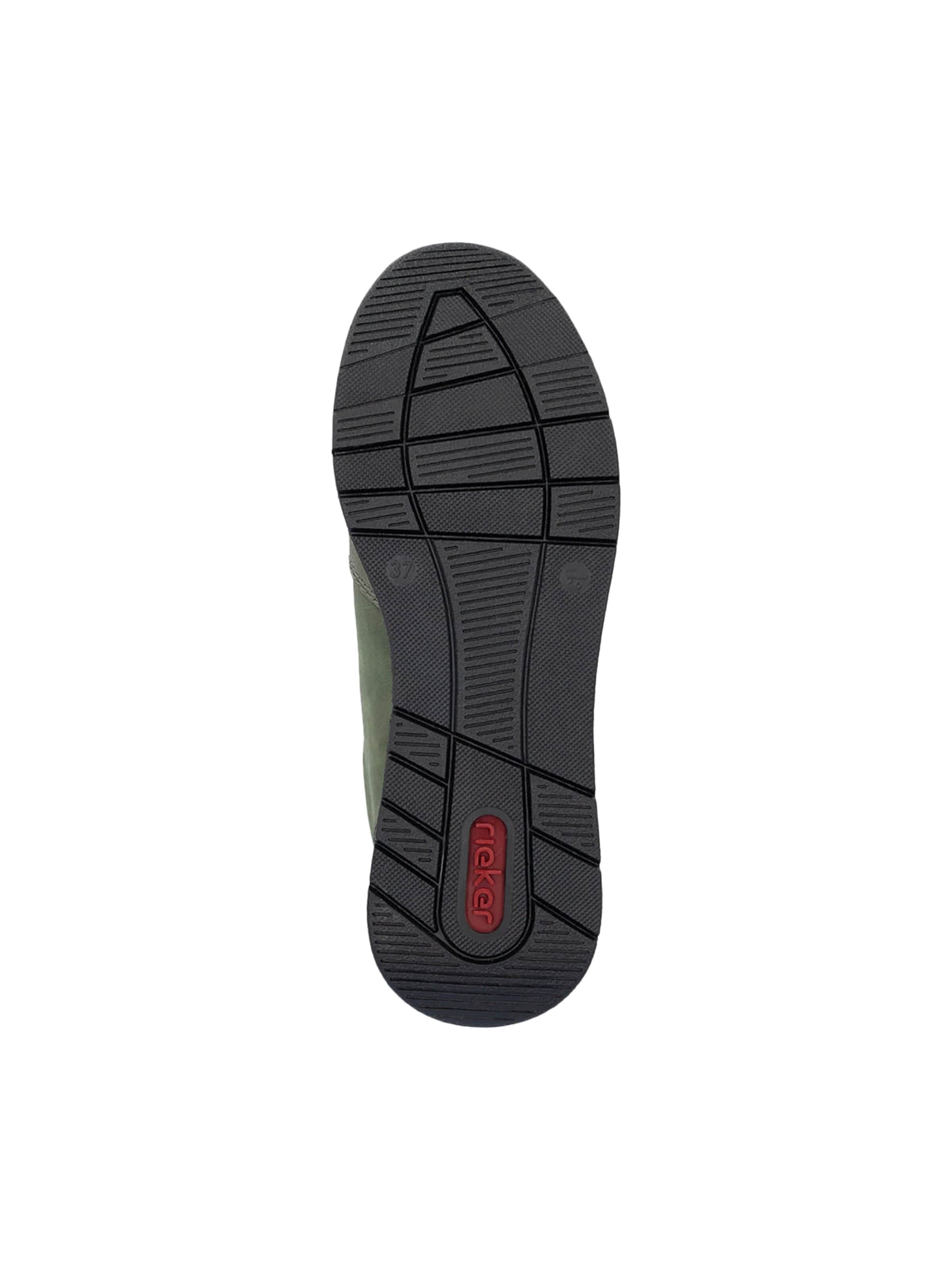 Scarpa stringata sportiva di Rieker in verde