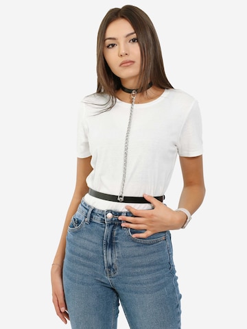 Haute Cuir Gürtel 'Slim Chain Harness'‌‌‌‌‌‌‌‌‌ in Schwarz