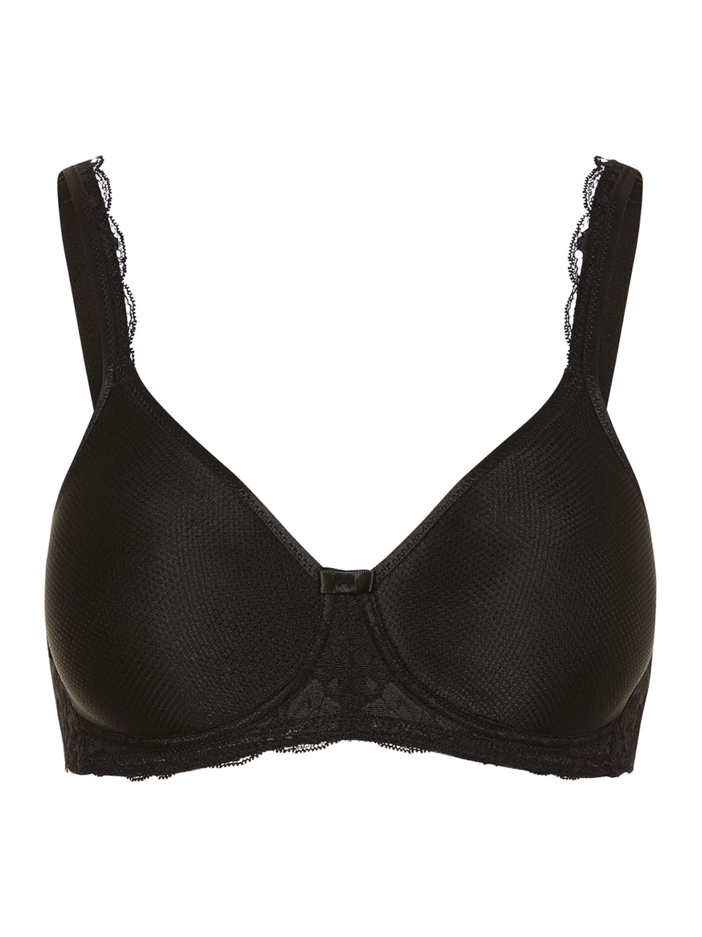 SUSA Bra 'Porto' in Black: front