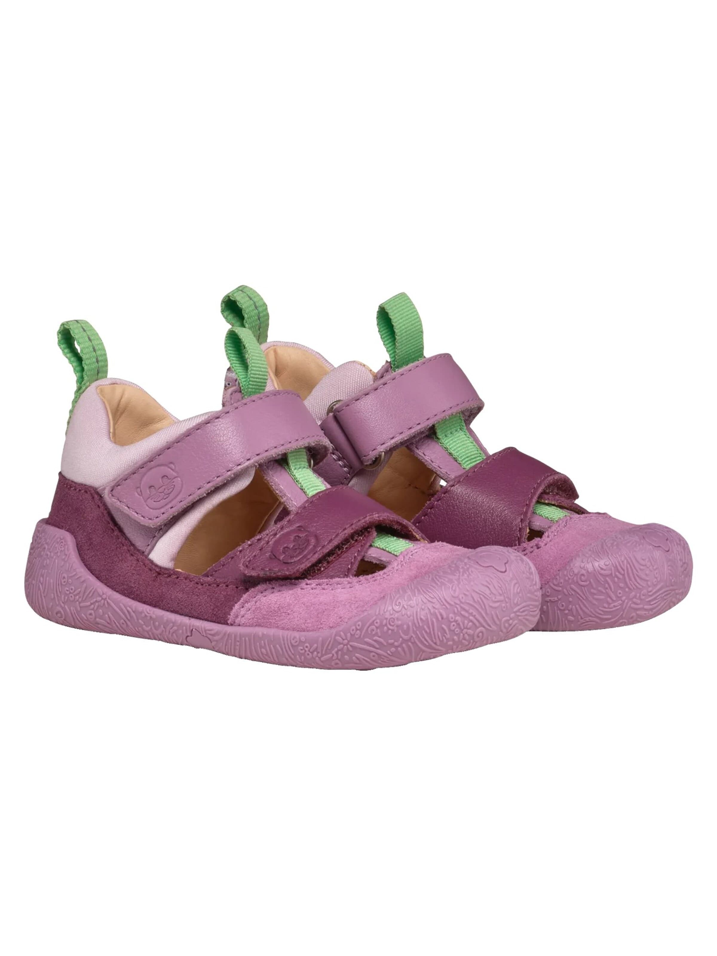 Affenzahn Sandals 'Sandale Leder Freely' in Purple
