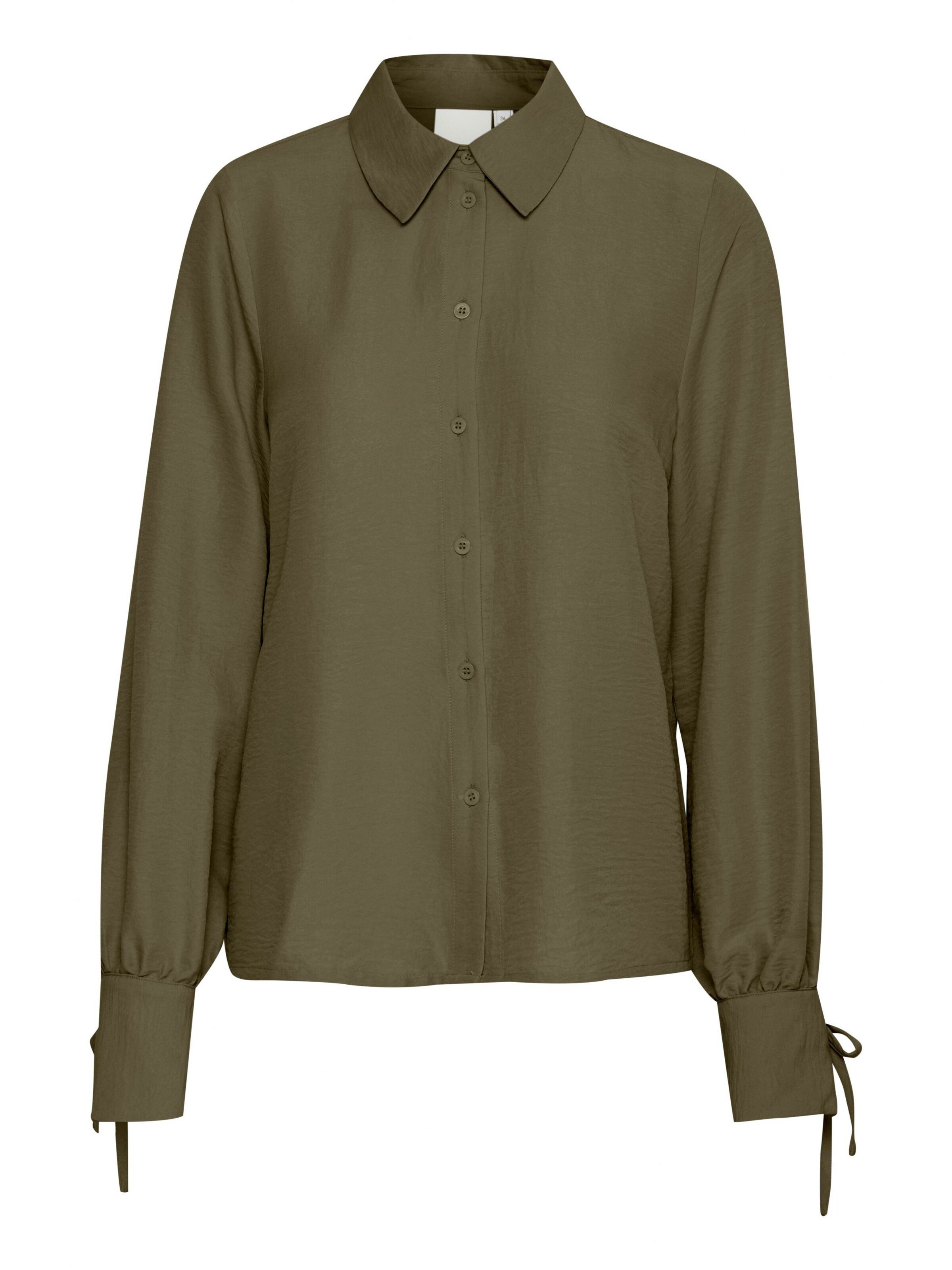 ICHI Bluse 'NAIMA' in Grün: Vorderseite