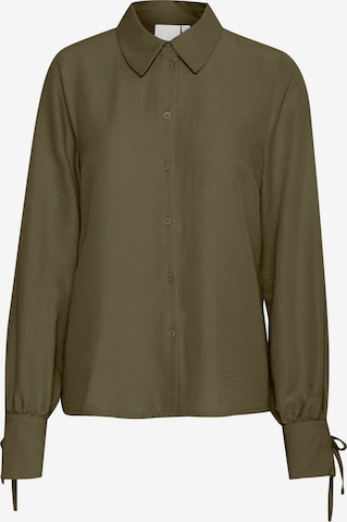 ICHI Bluse 'NAIMA' in Grün: Vorderseite
