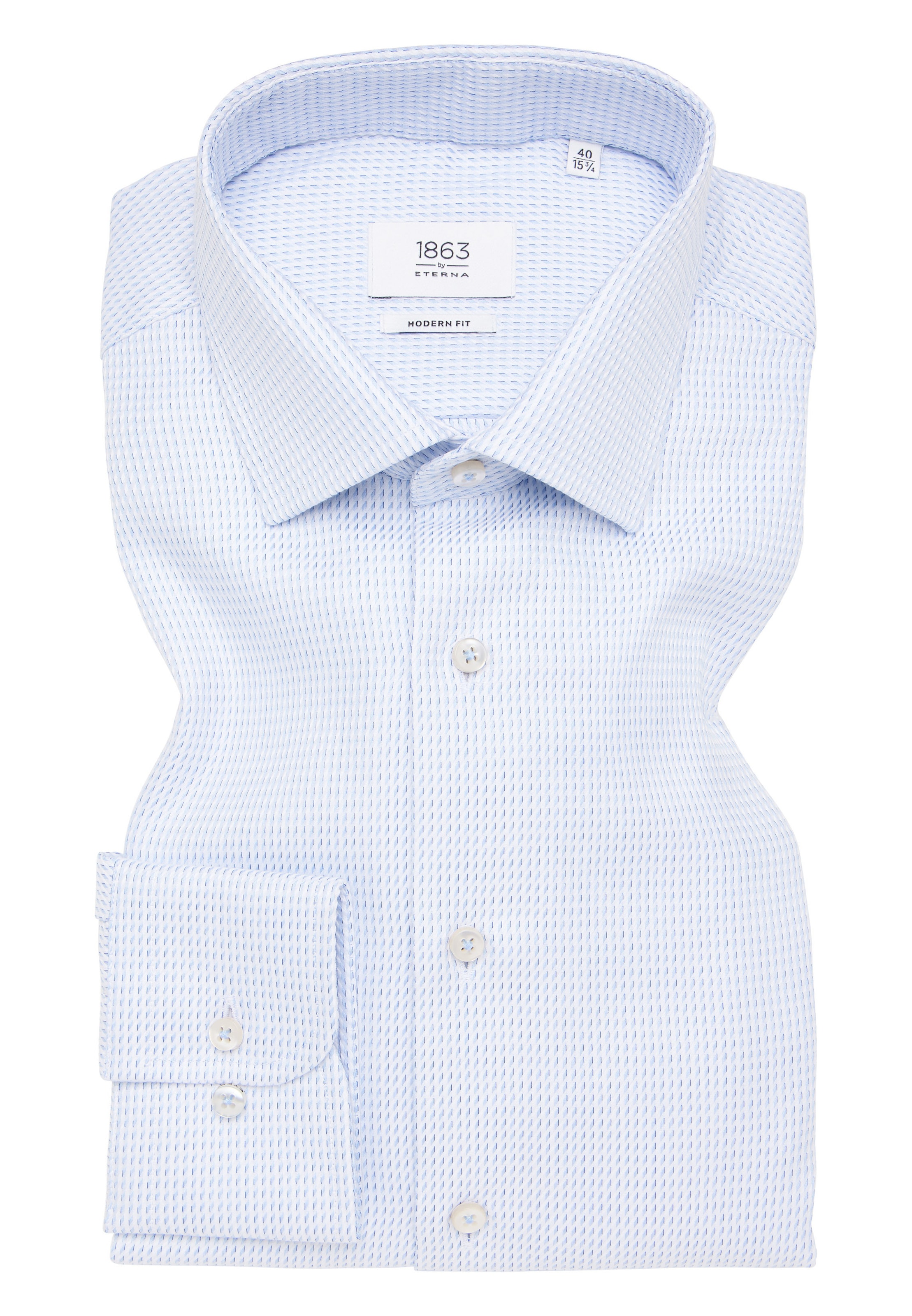 ETERNA Regular Fit Businesshemd in Blau