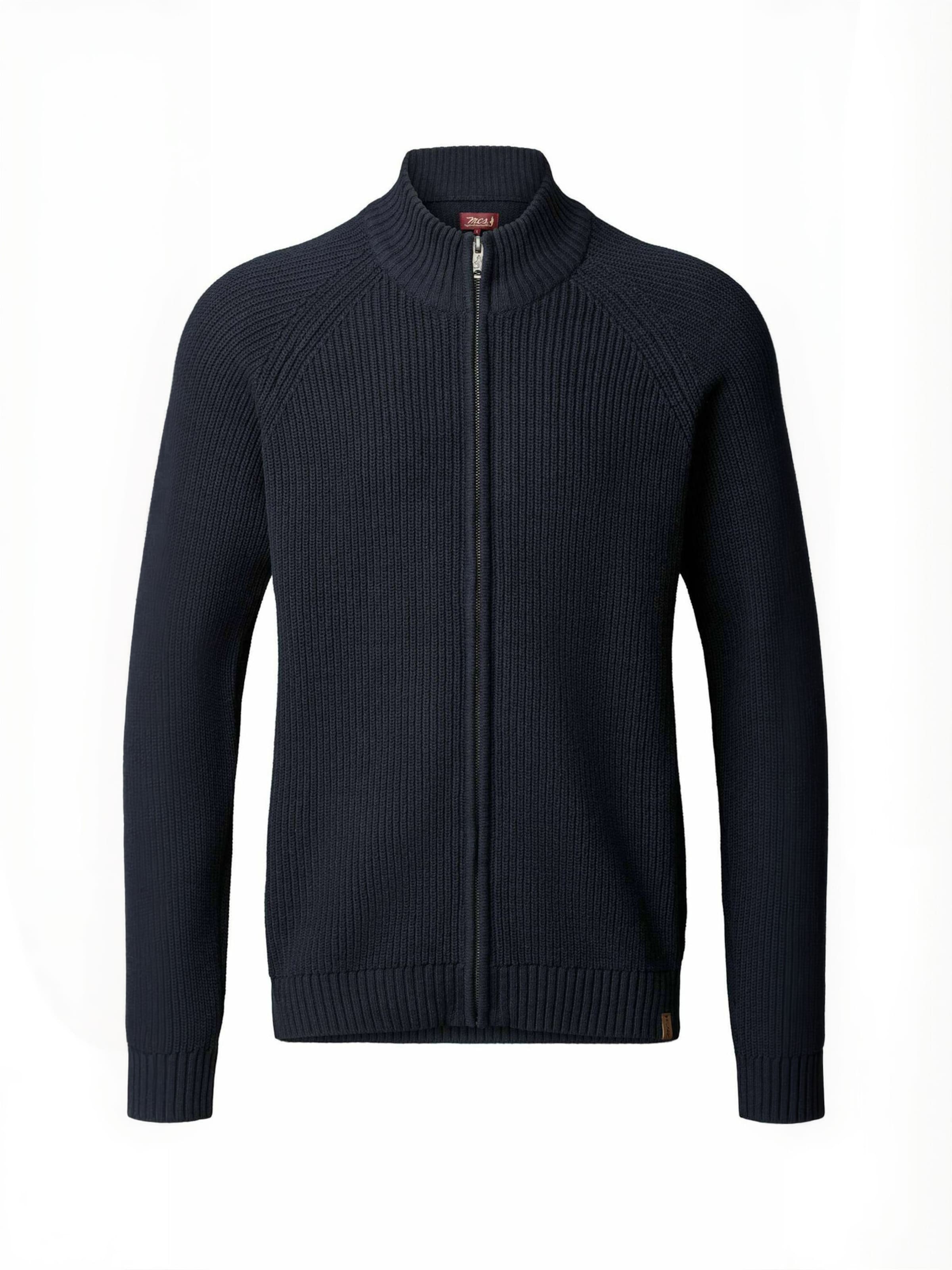 MCS - Sudadera con cremallera ' MCKace ' en azul: frente