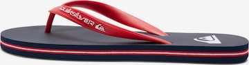 QUIKSILVER Teenslippers 'Molokai Core' in Rood: voorkant
