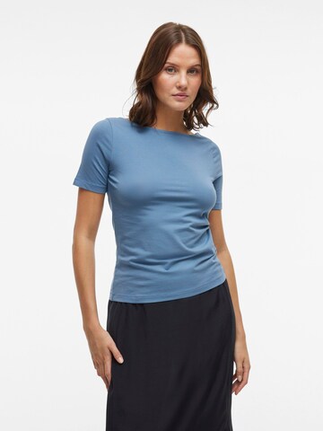 VILA Shirt in Blauw: voorkant