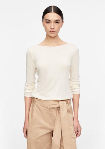 T-shirt COMMA en beige : devant