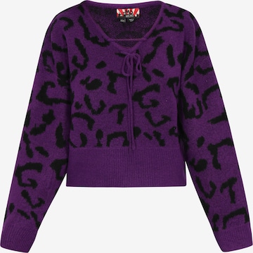 Pulover de la myMo ROCKS pe mov: față