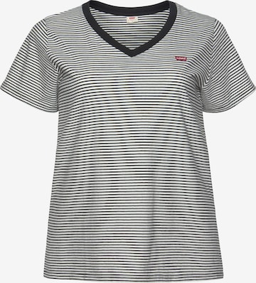 Levi's® Plus Футболка 'The Perfect V-Neck ' в Черный: спереди