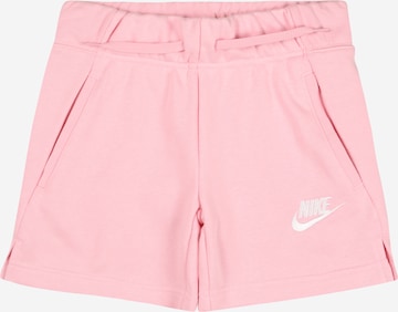 Nike Sportswear tavaline Püksid, värv roosa: eest vaates