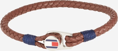 TOMMY HILFIGER Zapestnica | modra / rjava / rdeča / srebrna / bela barva, Prikaz izdelka