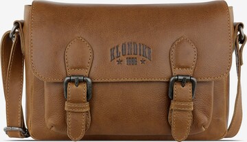 KLONDIKE 1896 Crossbody Bag 'Gold Amber' in Brown: front