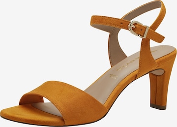 TAMARIS Strap Sandals in Yellow: front