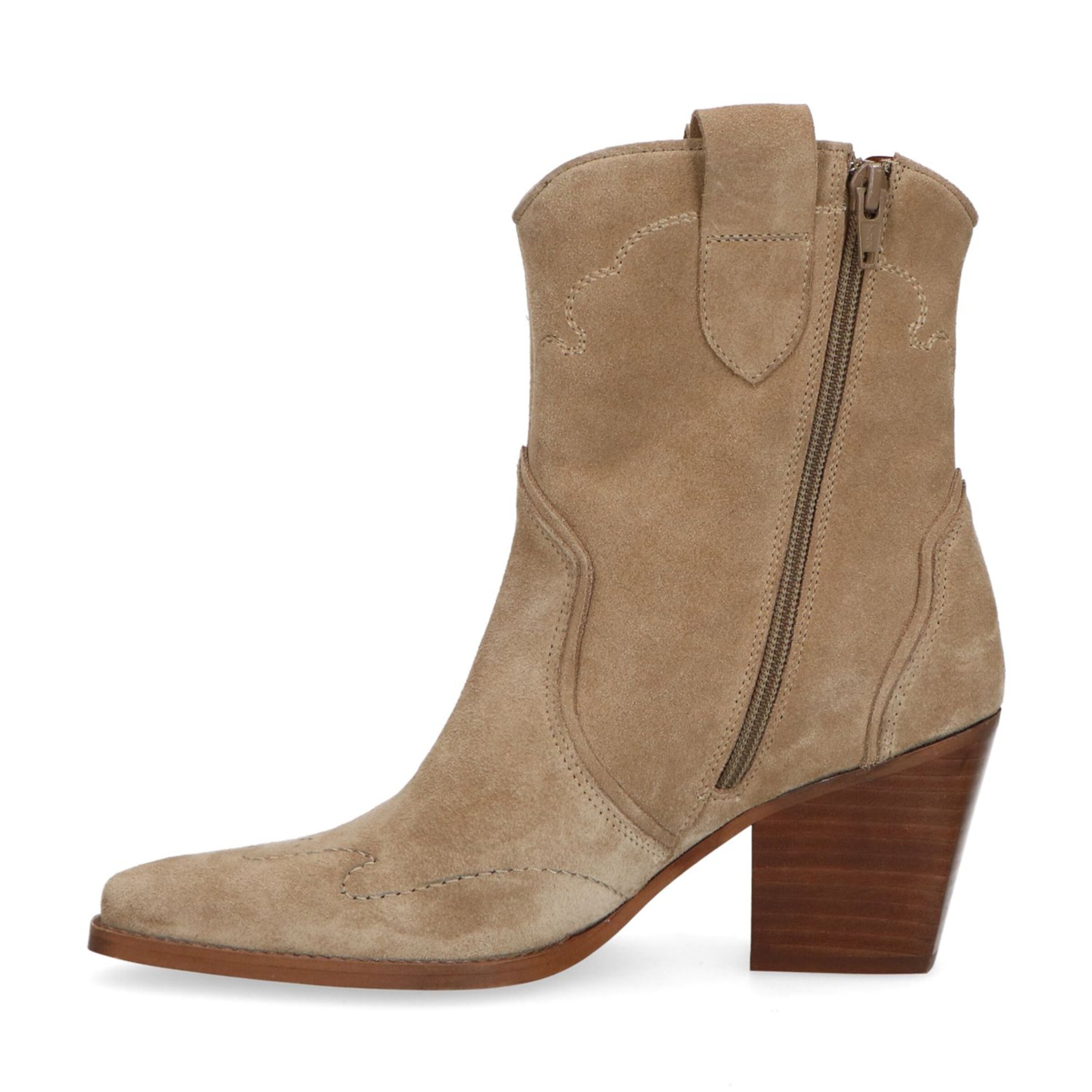 MANFIELD Cowboystiefel 'Niedrige' in Beige