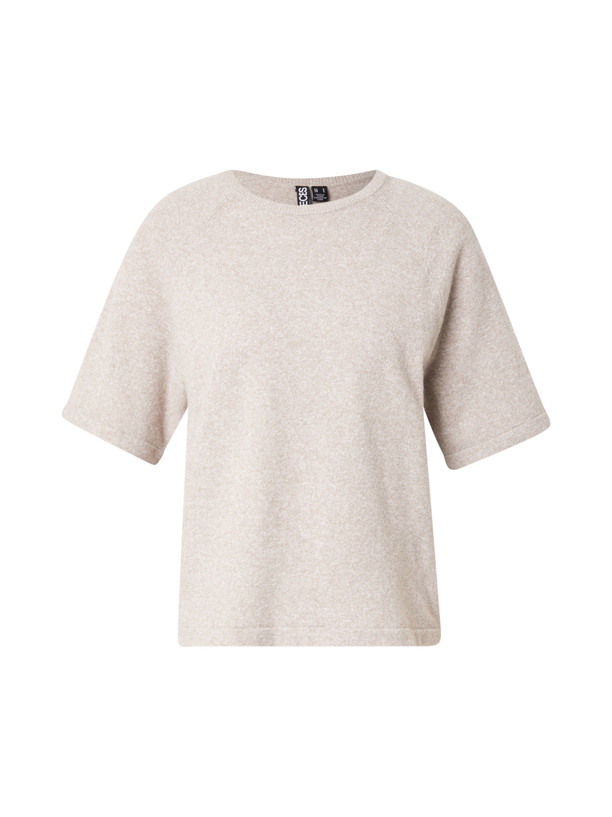 PIECES Sweter 'PCBREE' w kolorze beżowy: przód