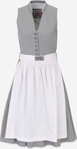 MARJO Dirndl 'Steffi' in Grey: front