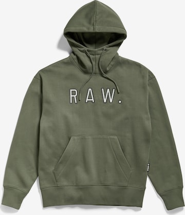 G-Star RAW Sweatshirt in Groen: voorkant