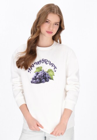 MYMO - Sweatshirt em branco: frente